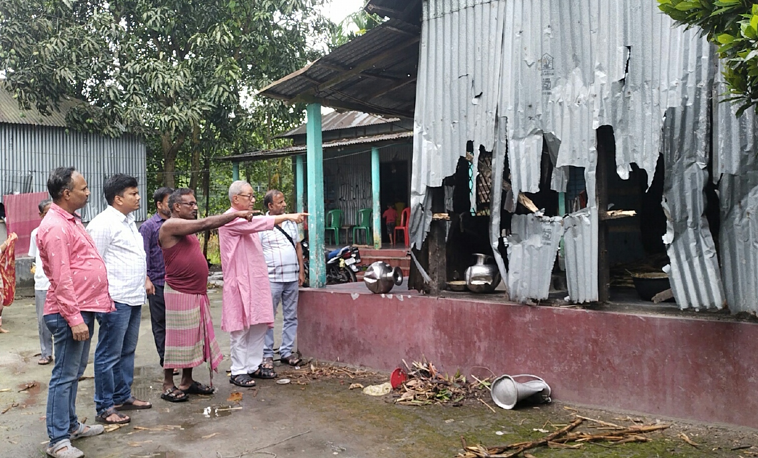 CPIM visits the violated houses