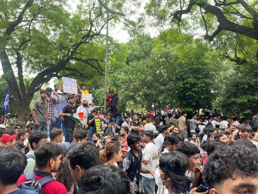 CPI -CPIM - students protest