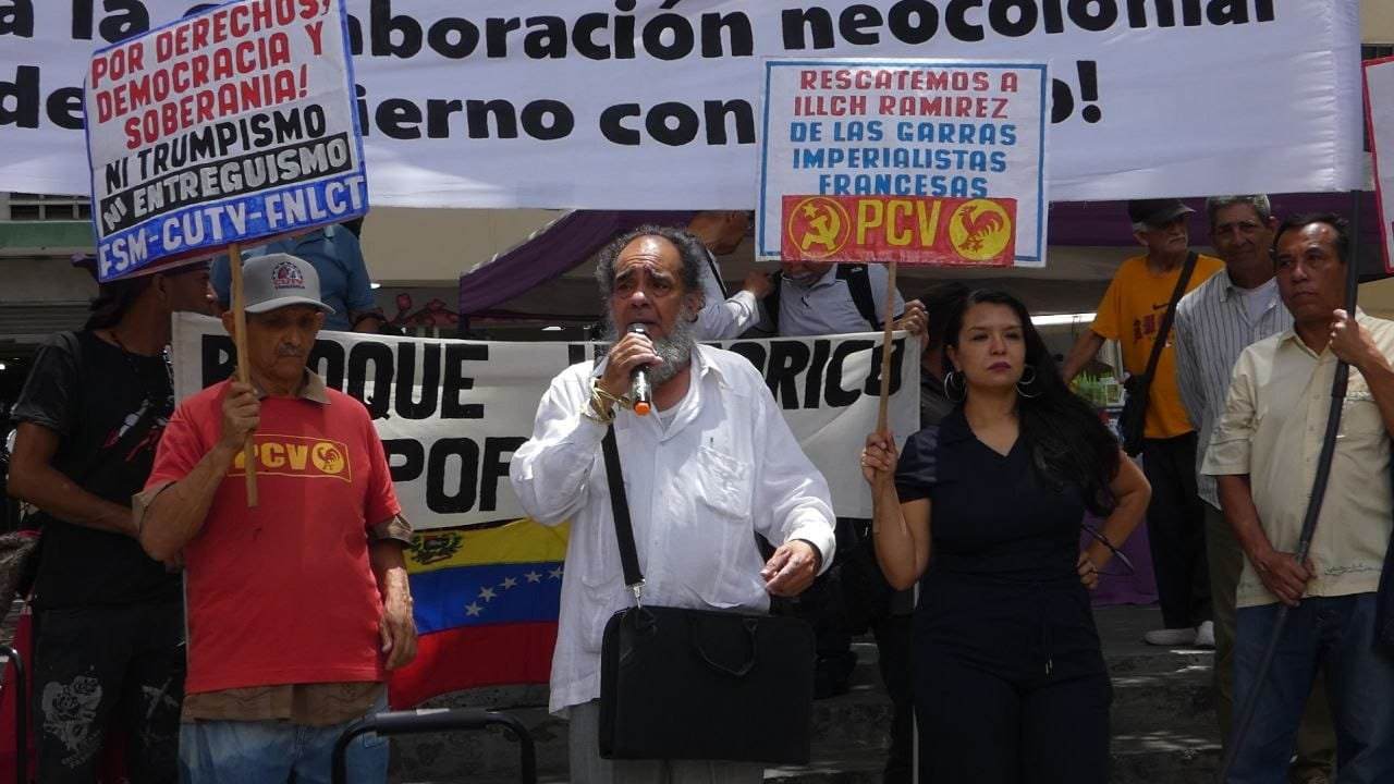 CP Venezuela - demonstration against Trump