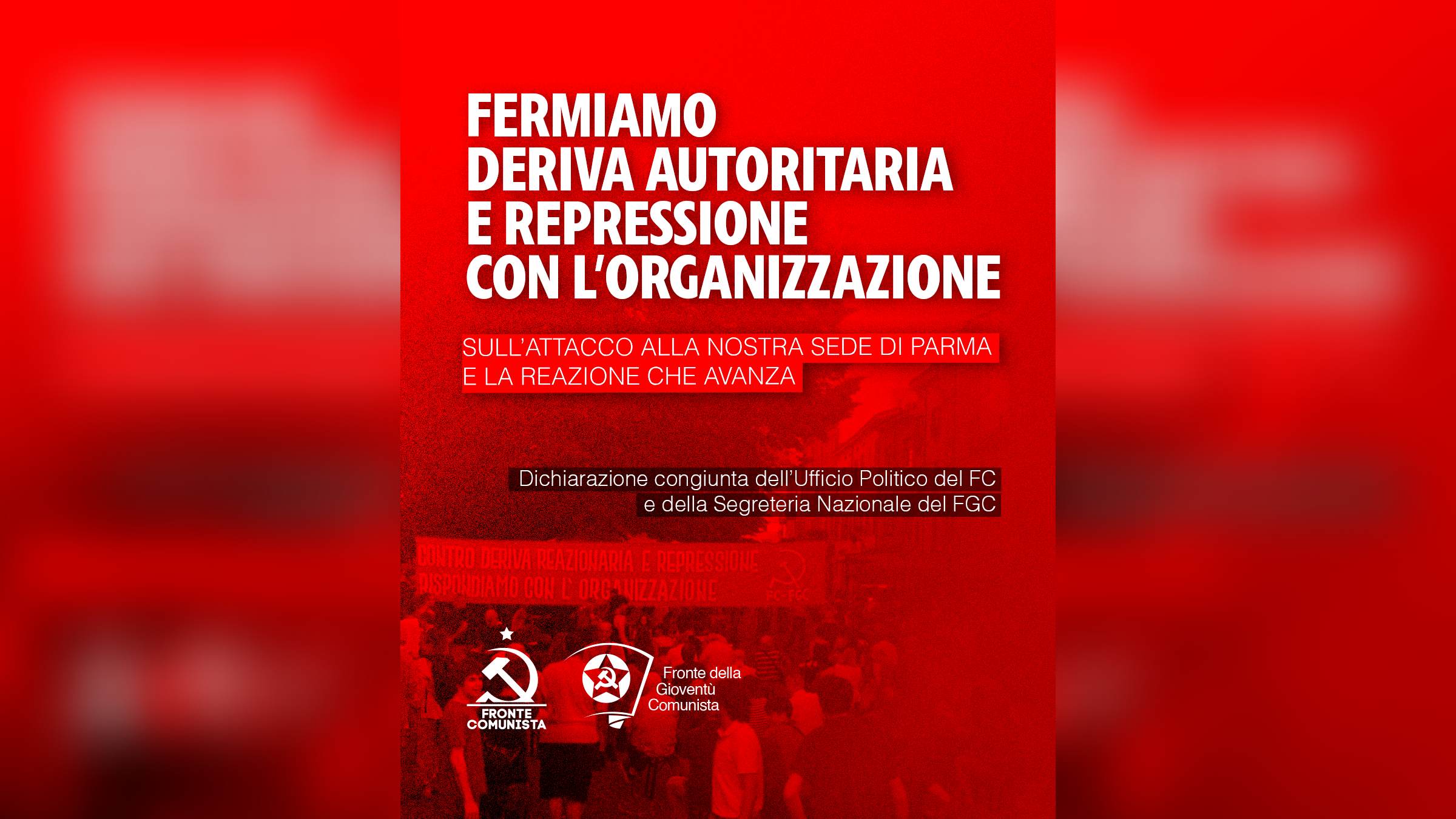 Fronte Comunista Italy - attacks in Parma