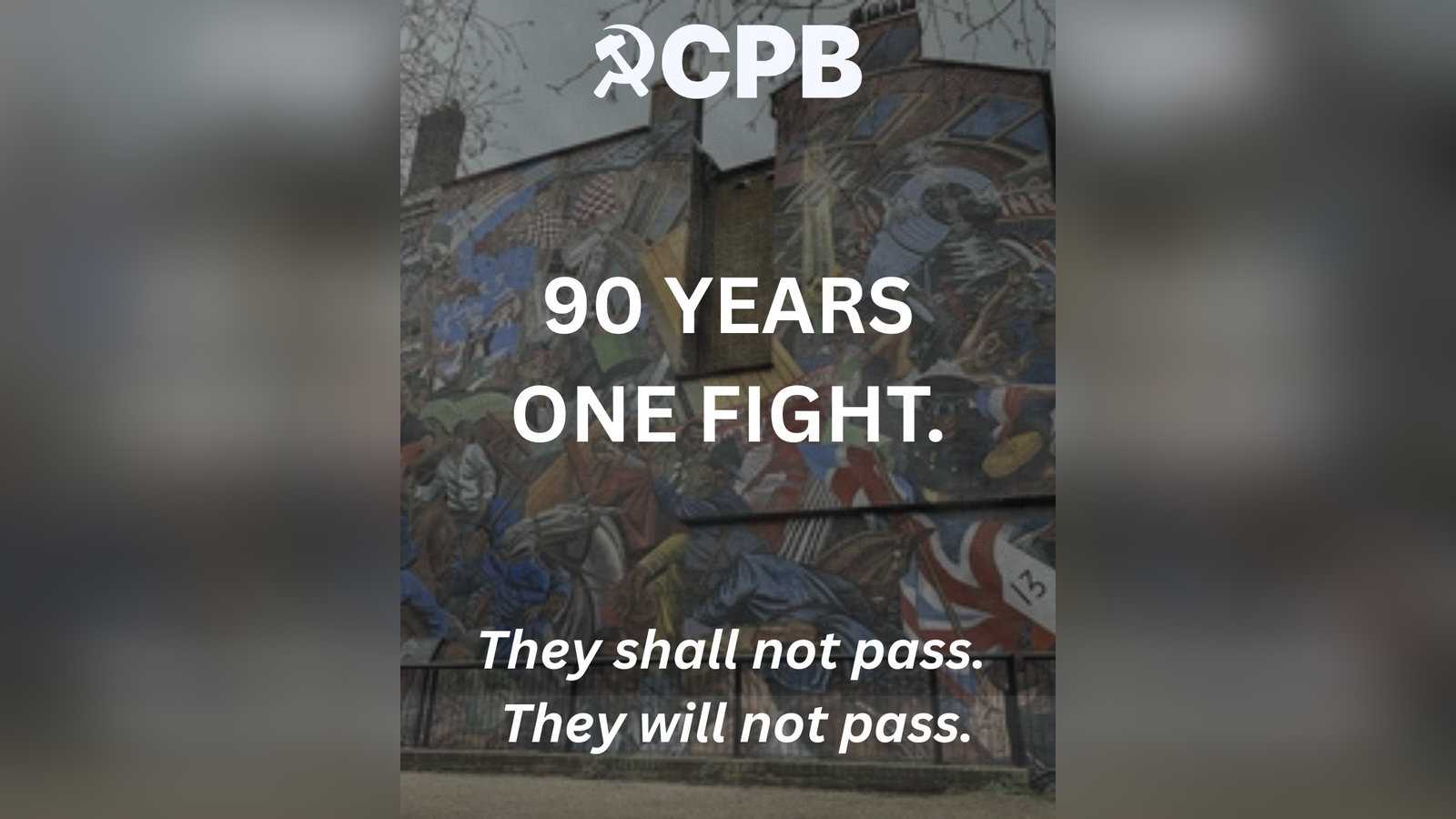 CP Britain - anti-fascist march
