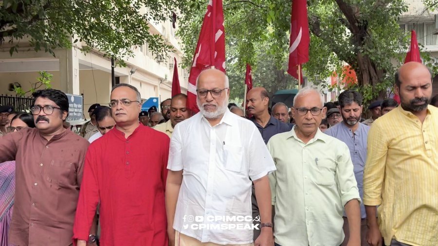CPI(M) - CPI - protest electoral commision