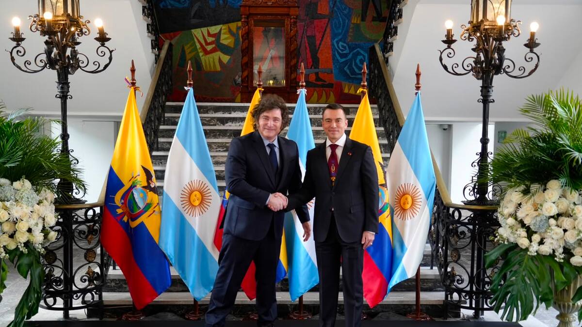 Milei in Ecuador
