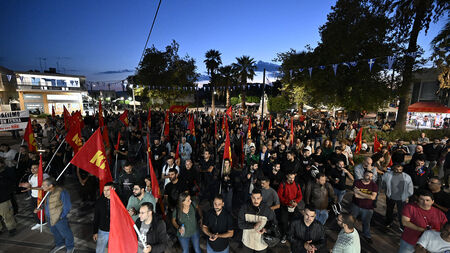 KKE - elefsina anti-fascist demonstration