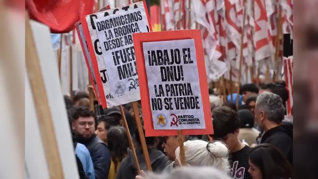 PC Argentina in Protests