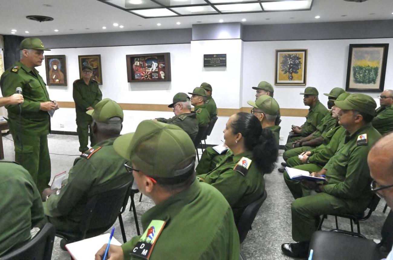 PCC - Díaz-Canel national defence